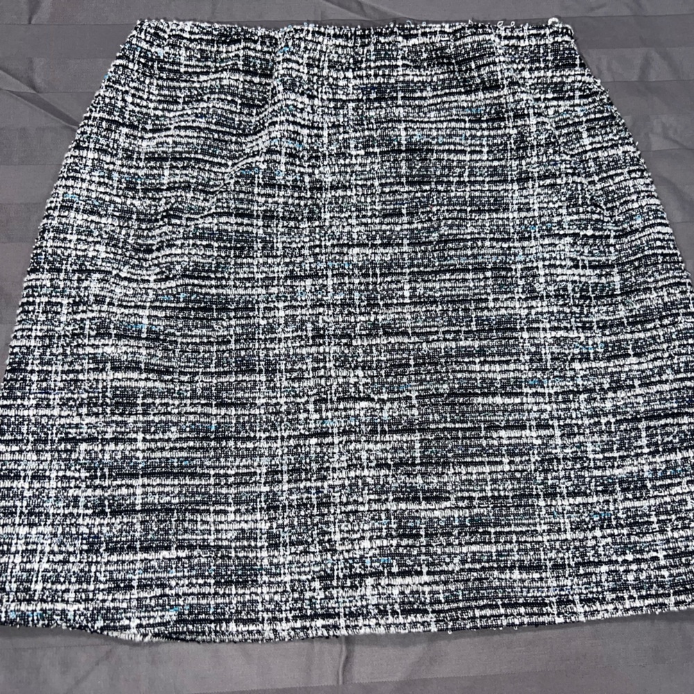 art class Black and White Tweed Girls' Skirt